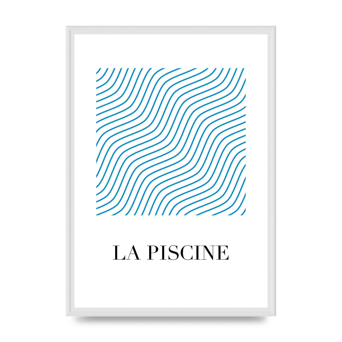 La Piscine Art For The Home - A2 framed