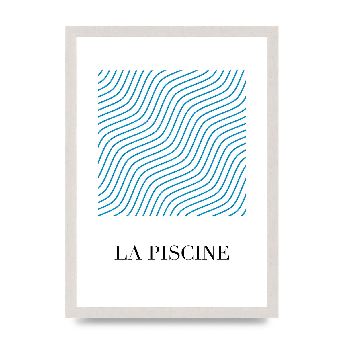 La Piscine Art For The Home - A3 framed