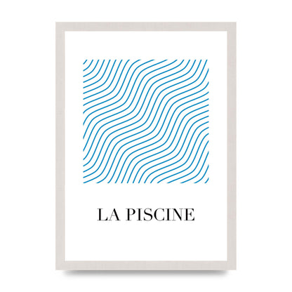 La Piscine Art For The Home - A3 framed
