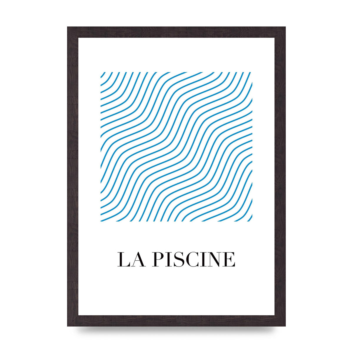 La Piscine Art For The Home - A3 framed