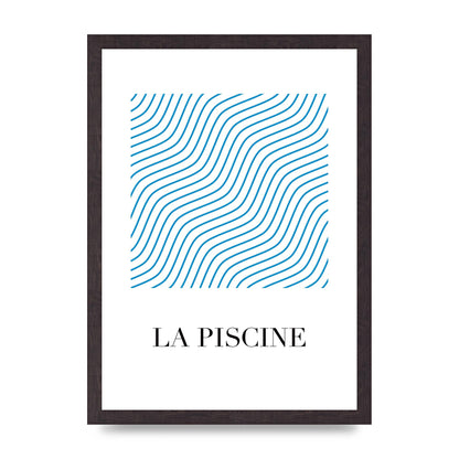 La Piscine Art For The Home - A3 framed