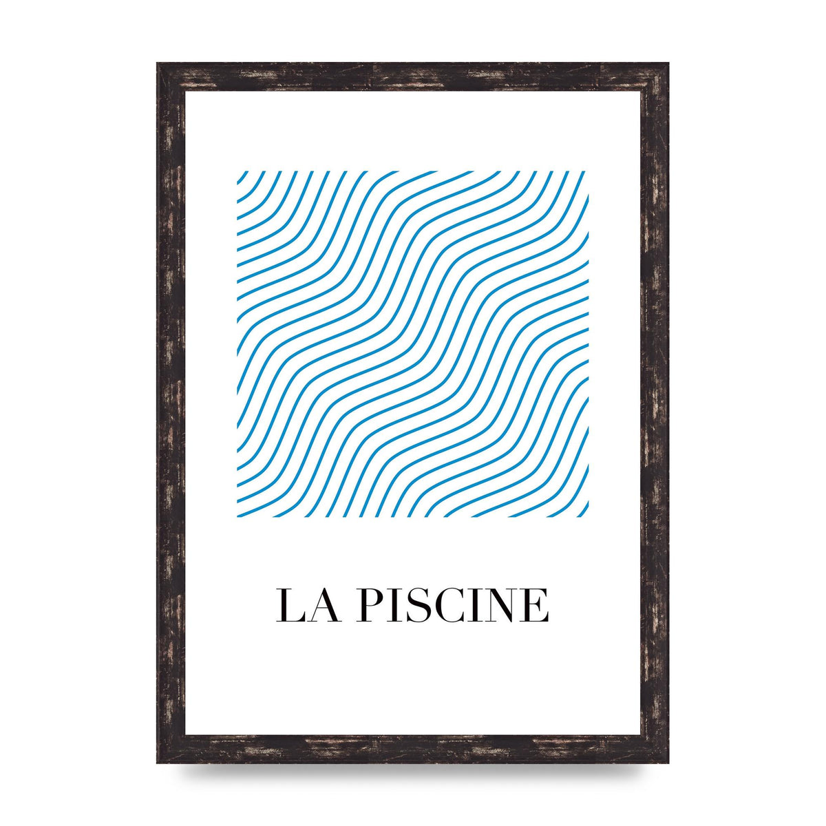 La Piscine Art For The Home - A3 framed