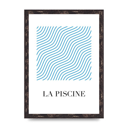 La Piscine Art For The Home - A3 framed