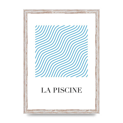 La Piscine Art For The Home - A3 framed