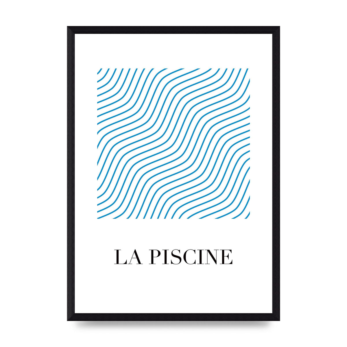 La Piscine Art For The Home - A3 framed