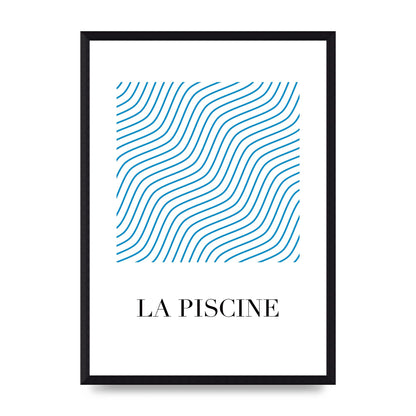 La Piscine Art For The Home - A3 framed