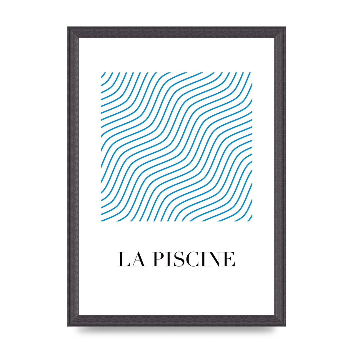 La Piscine Art For The Home - A3 framed