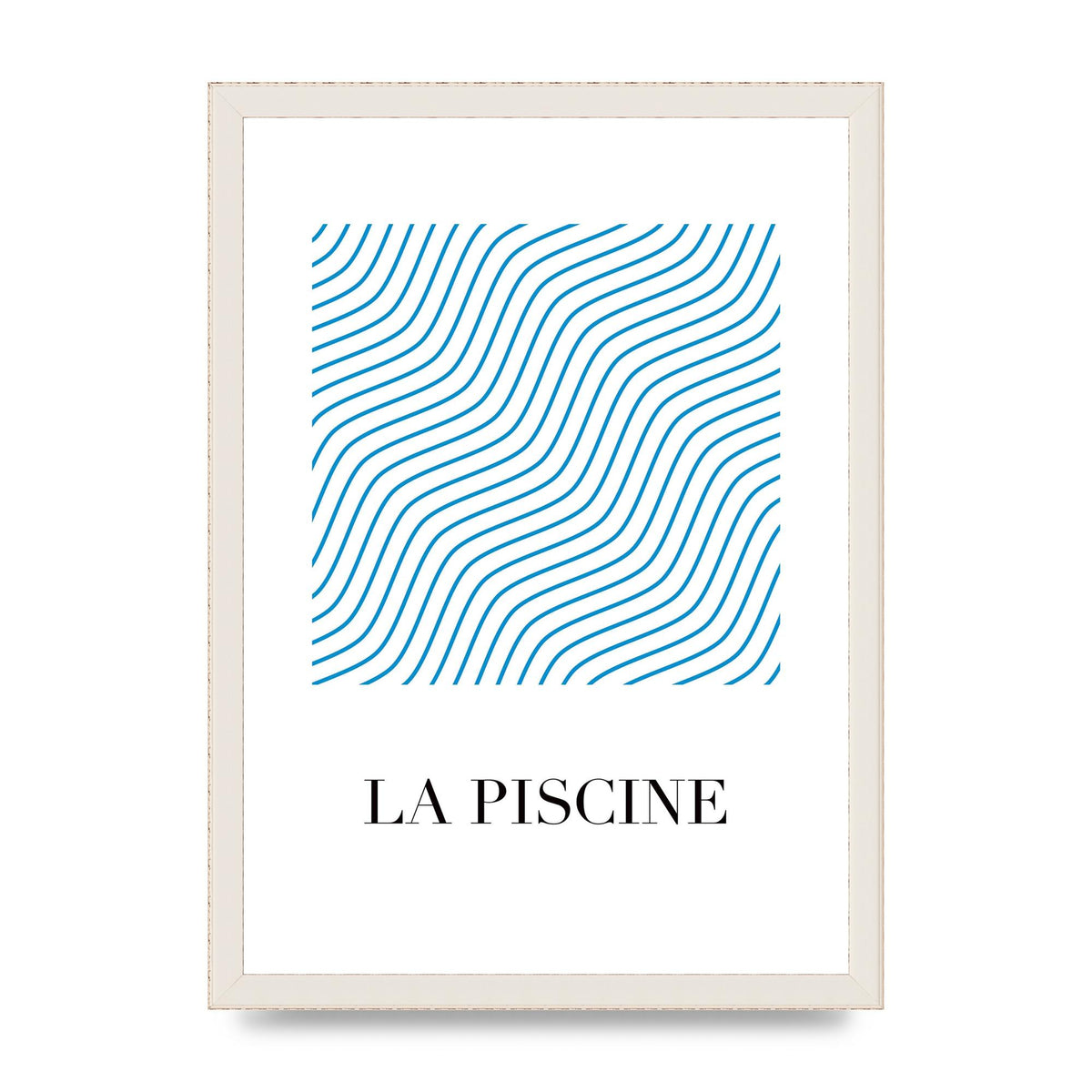 La Piscine Art For The Home - A3 framed