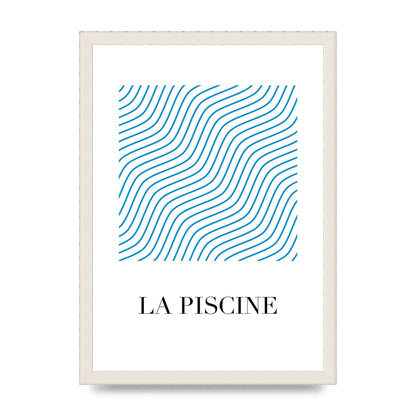 La Piscine Art For The Home - A3 framed