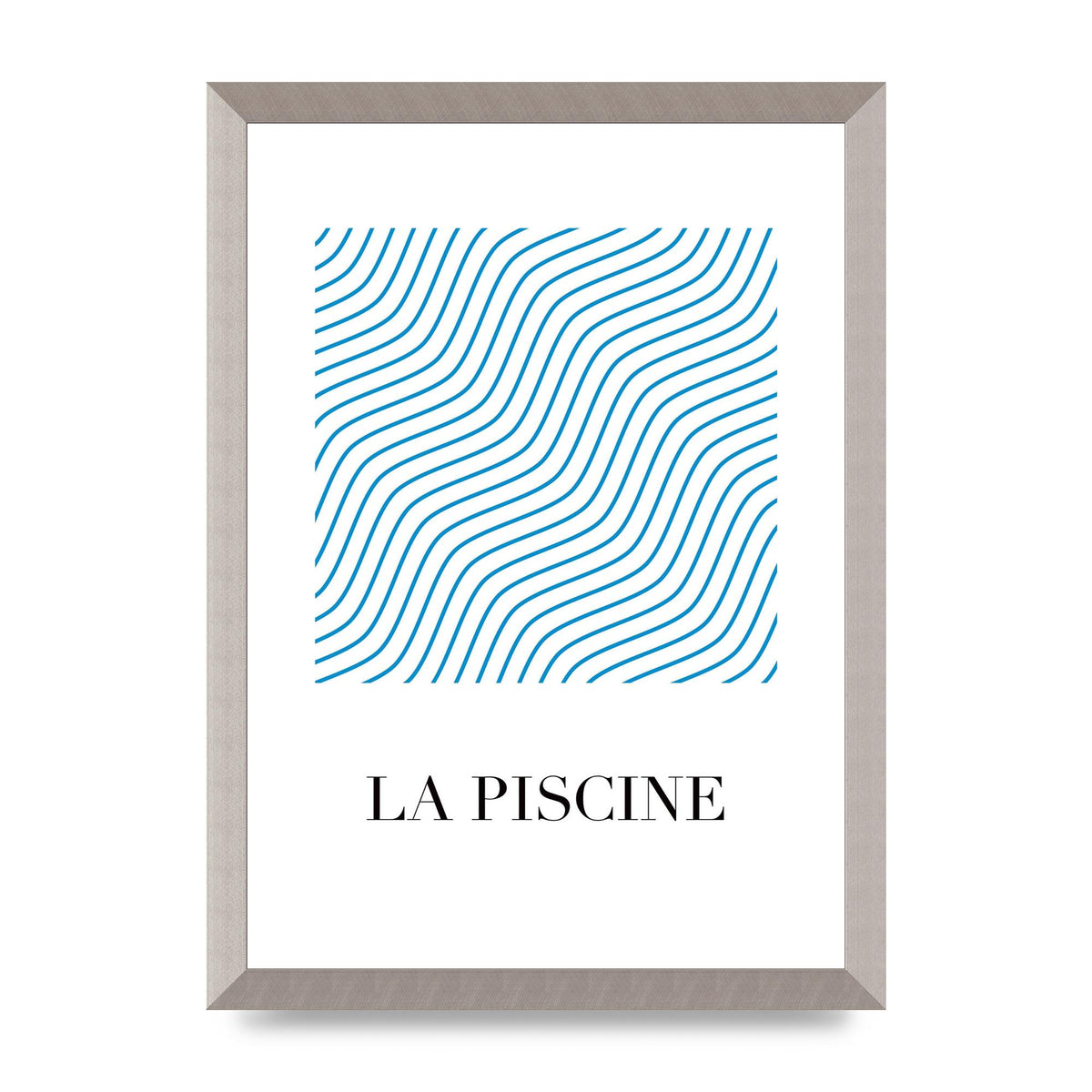 La Piscine Art For The Home - A3 framed