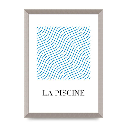 La Piscine Art For The Home - A3 framed