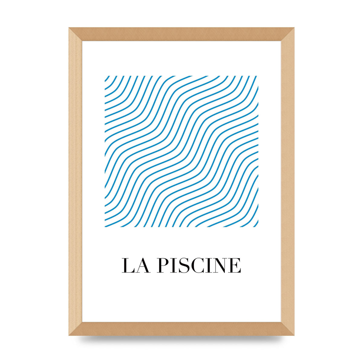 La Piscine Art For The Home - A3 framed
