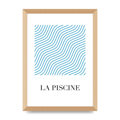 La Piscine Art For The Home - A3 framed