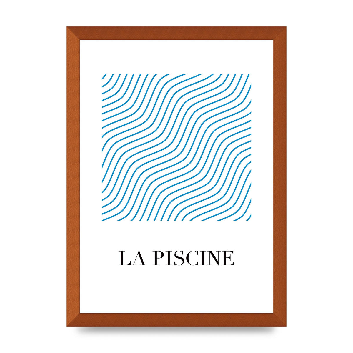 La Piscine Art For The Home - A3 framed