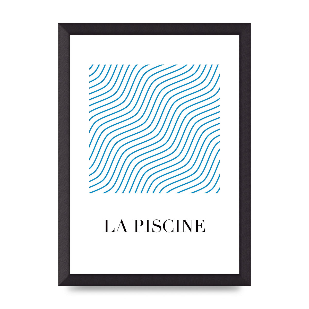 La Piscine Art For The Home - A3 framed