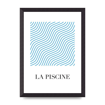 La Piscine Art For The Home - A3 framed