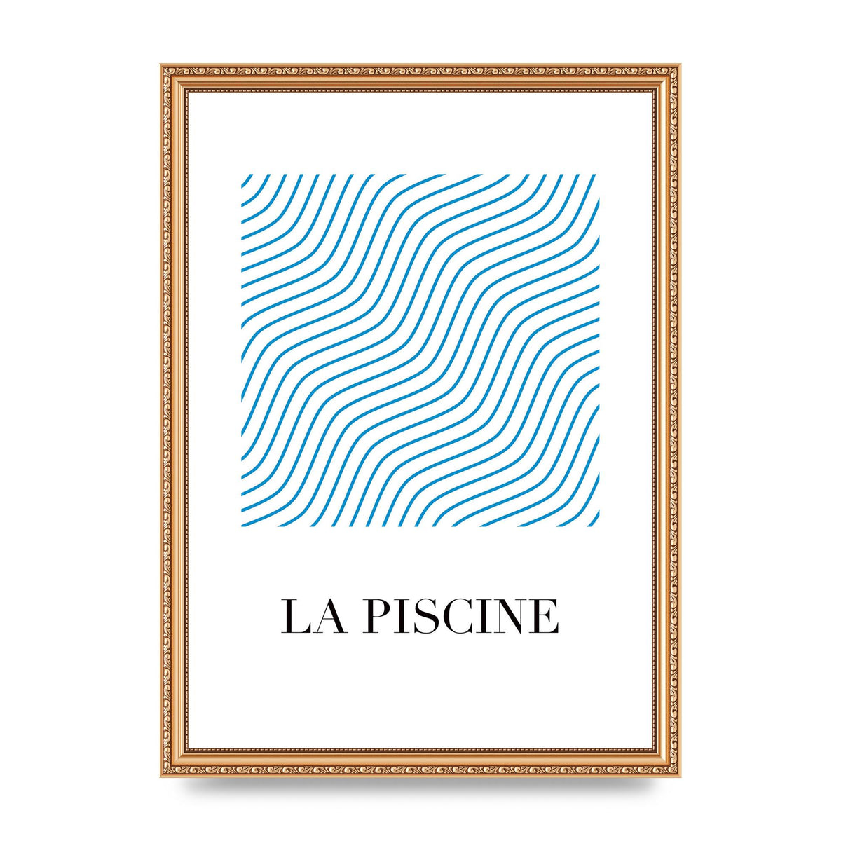La Piscine Art For The Home - A3 framed