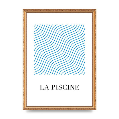 La Piscine Art For The Home - A3 framed