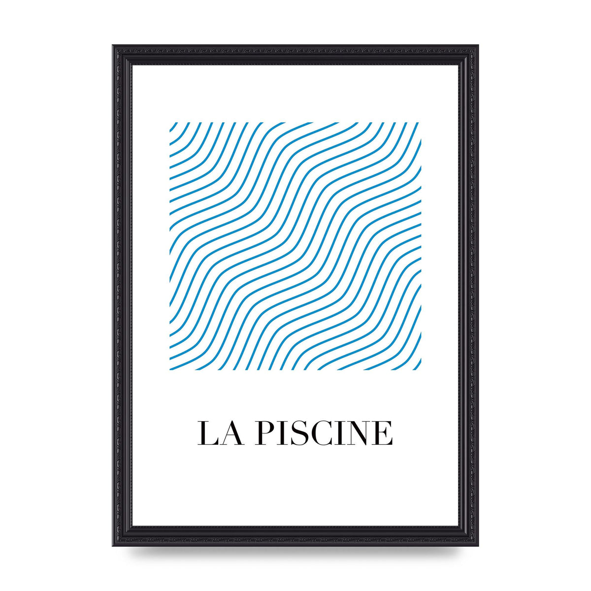 La Piscine Art For The Home - A3 framed