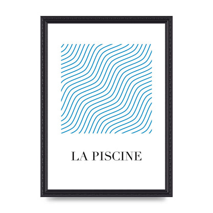 La Piscine Art For The Home - A3 framed