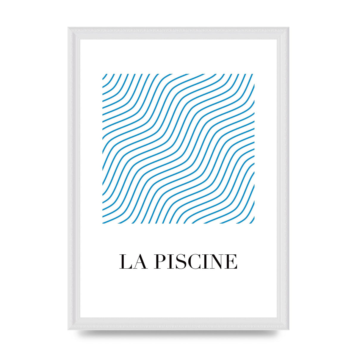 La Piscine Art For The Home - A3 framed
