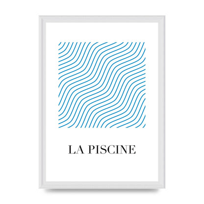 La Piscine Art For The Home - A3 framed