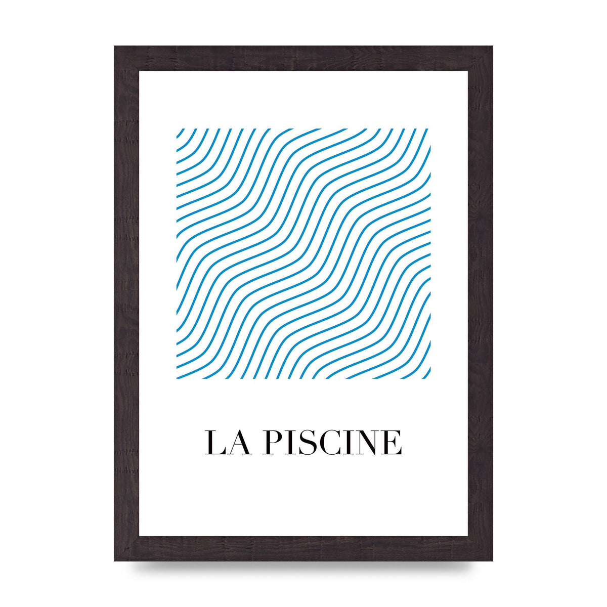 La Piscine Art For The Home - A4 framed