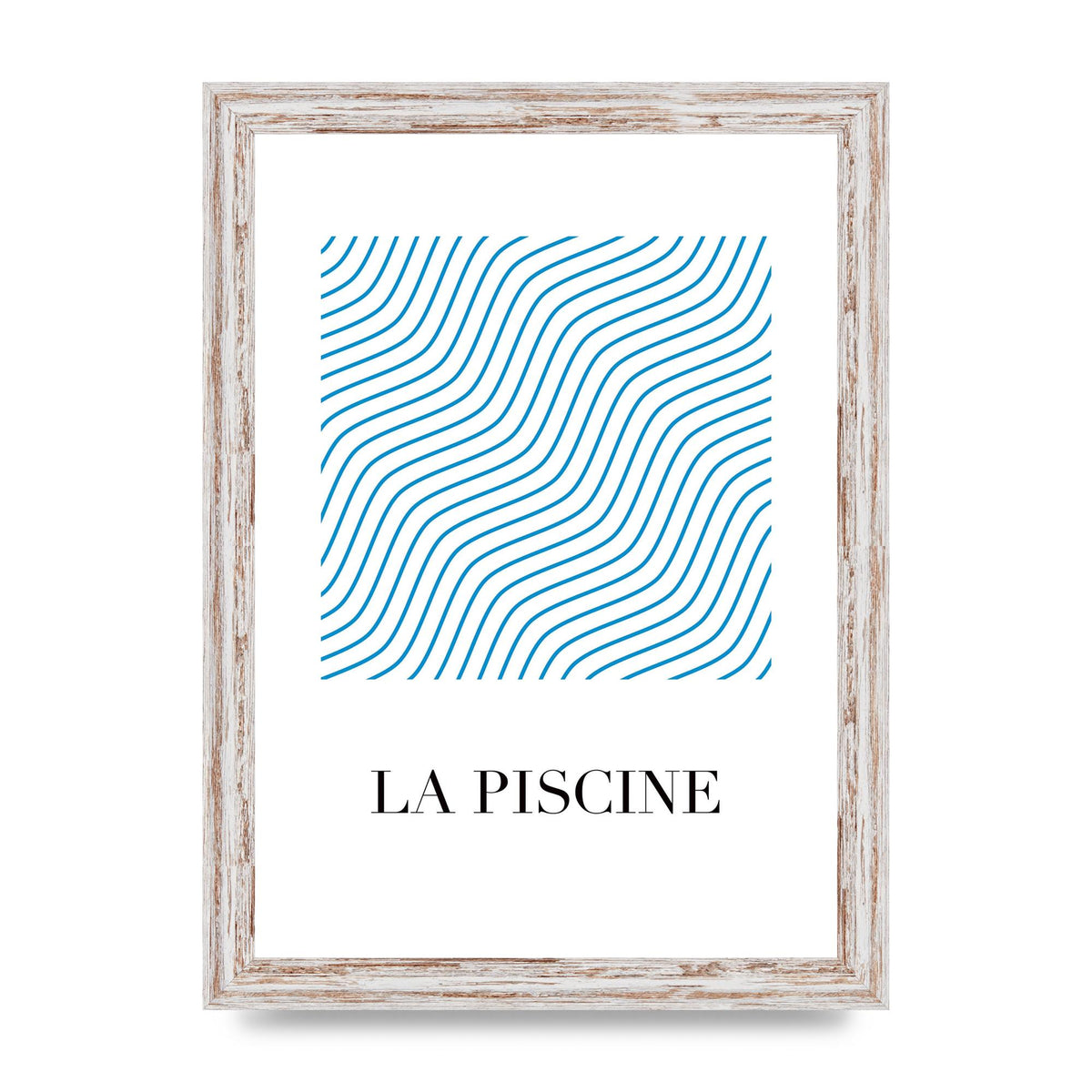 La Piscine Art For The Home - A4 framed