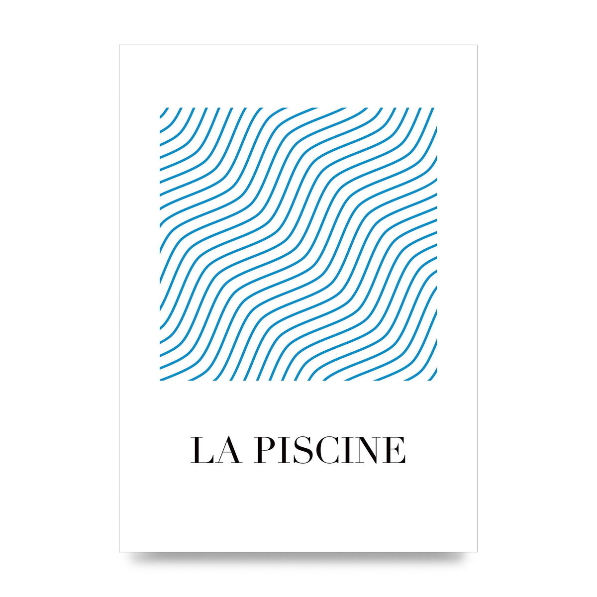 La Piscine Art For The Home - unframed print