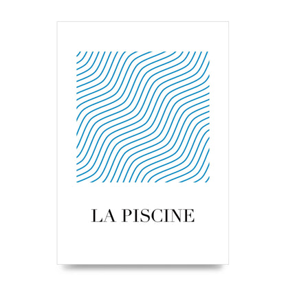 La Piscine Art For The Home - unframed print