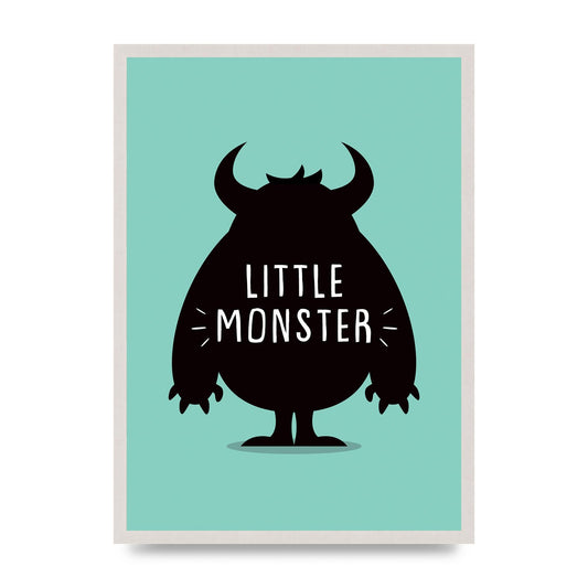 Little Monster Art For The Home - A2 framed