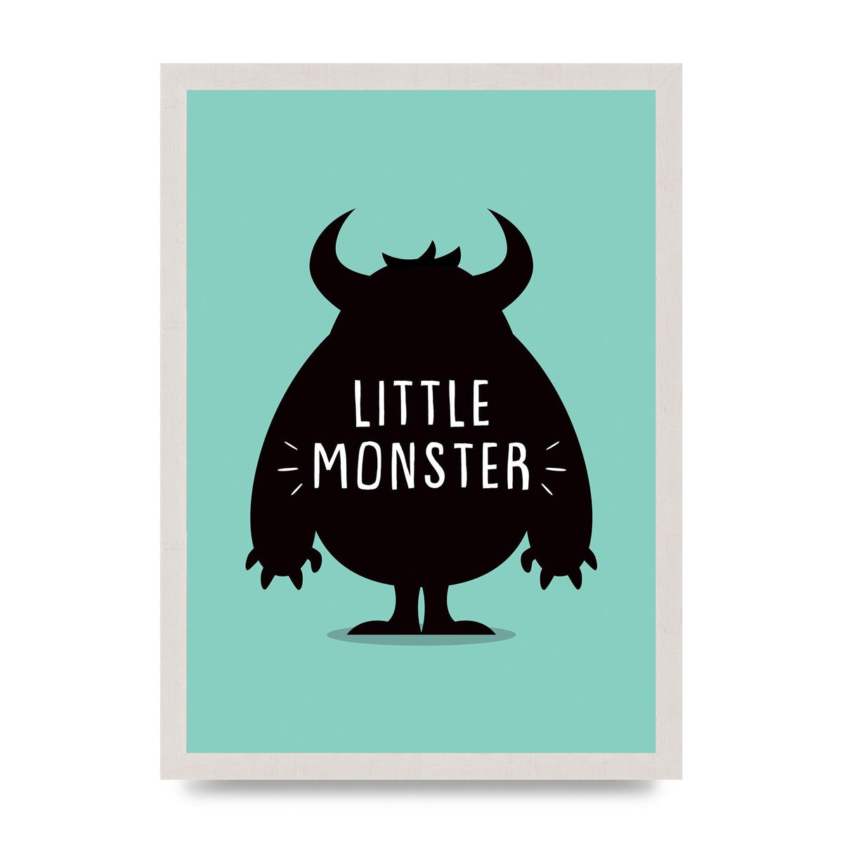 Little Monster Art For The Home - A3 framed