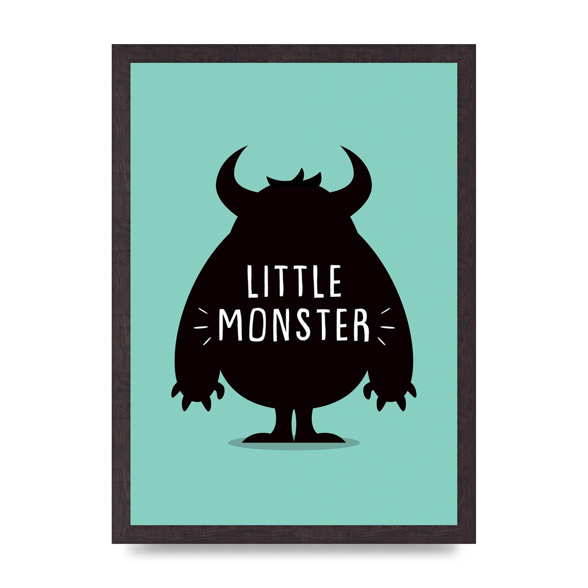 Little Monster Art For The Home - A3 framed