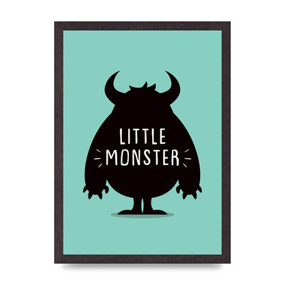Little Monster Art For The Home - A3 framed
