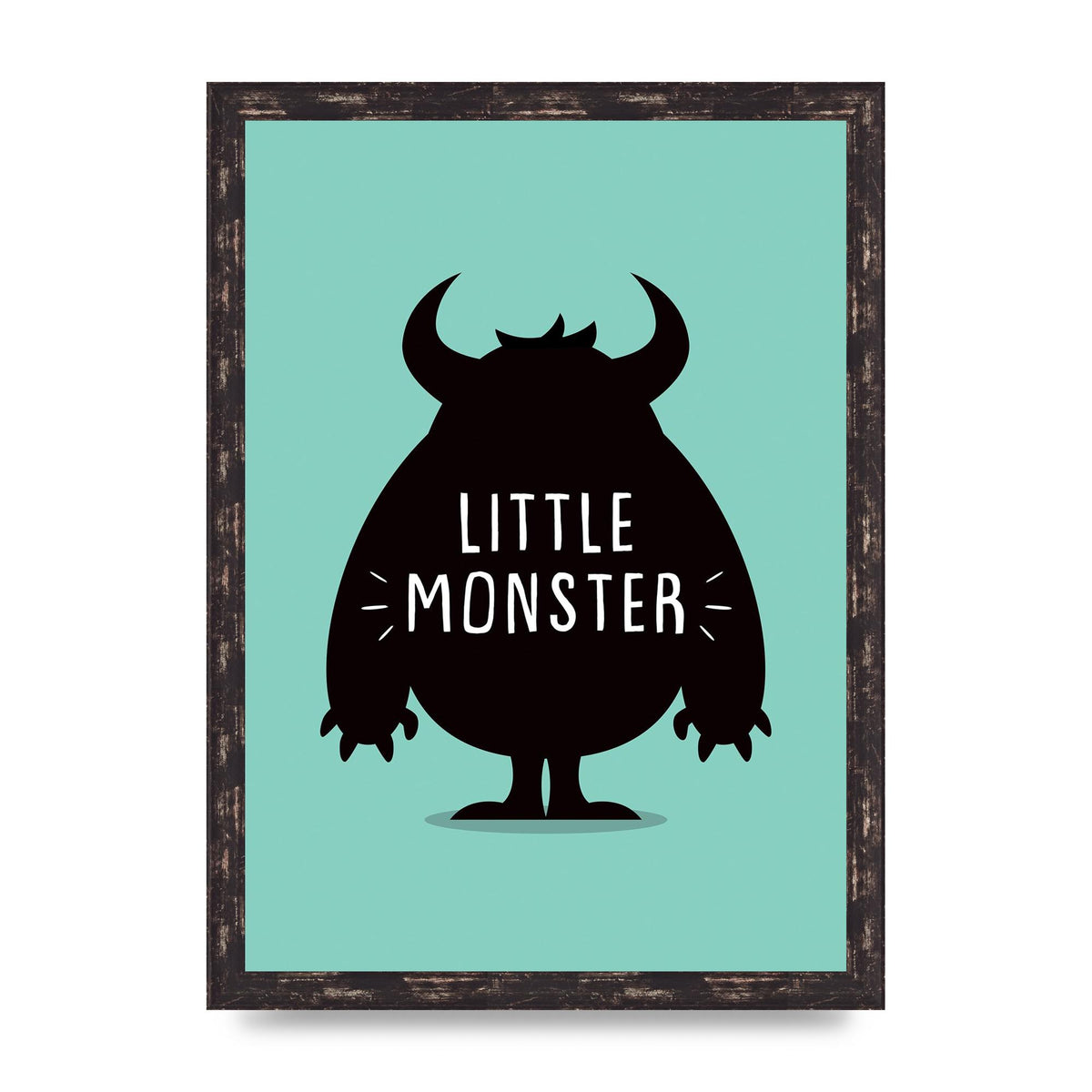 Little Monster Art For The Home - A3 framed