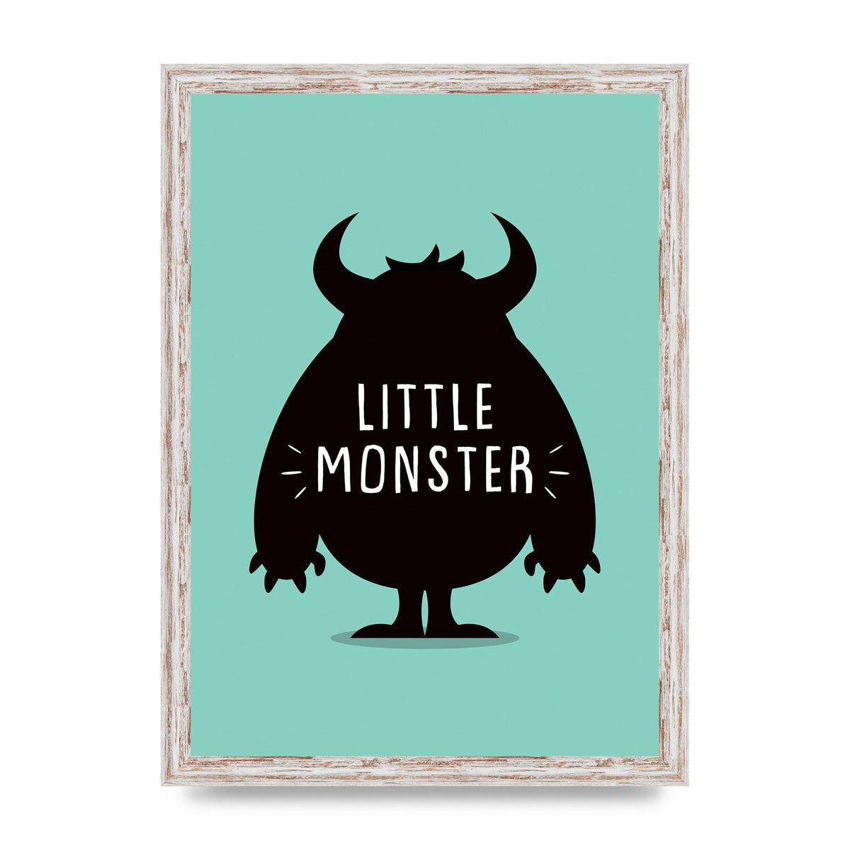 Little Monster Art For The Home - A3 framed