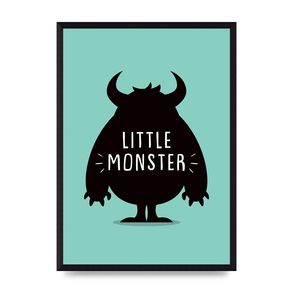 Little Monster Art For The Home - A3 framed