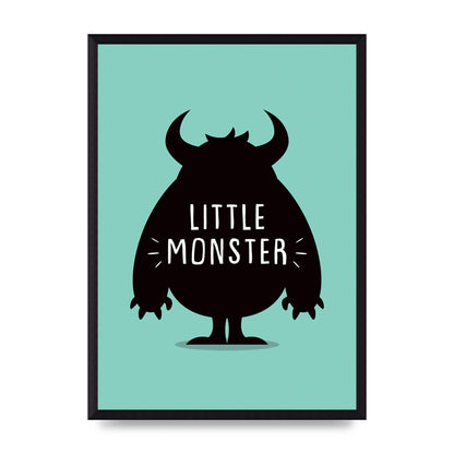 Little Monster Art For The Home - A3 framed