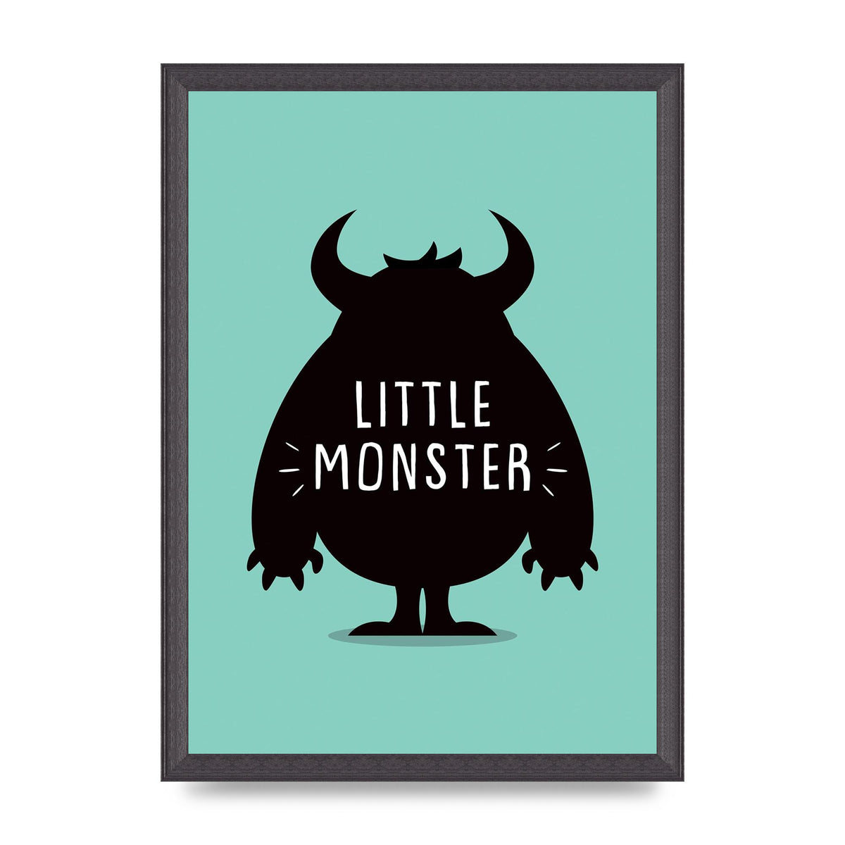 Little Monster Art For The Home - A3 framed