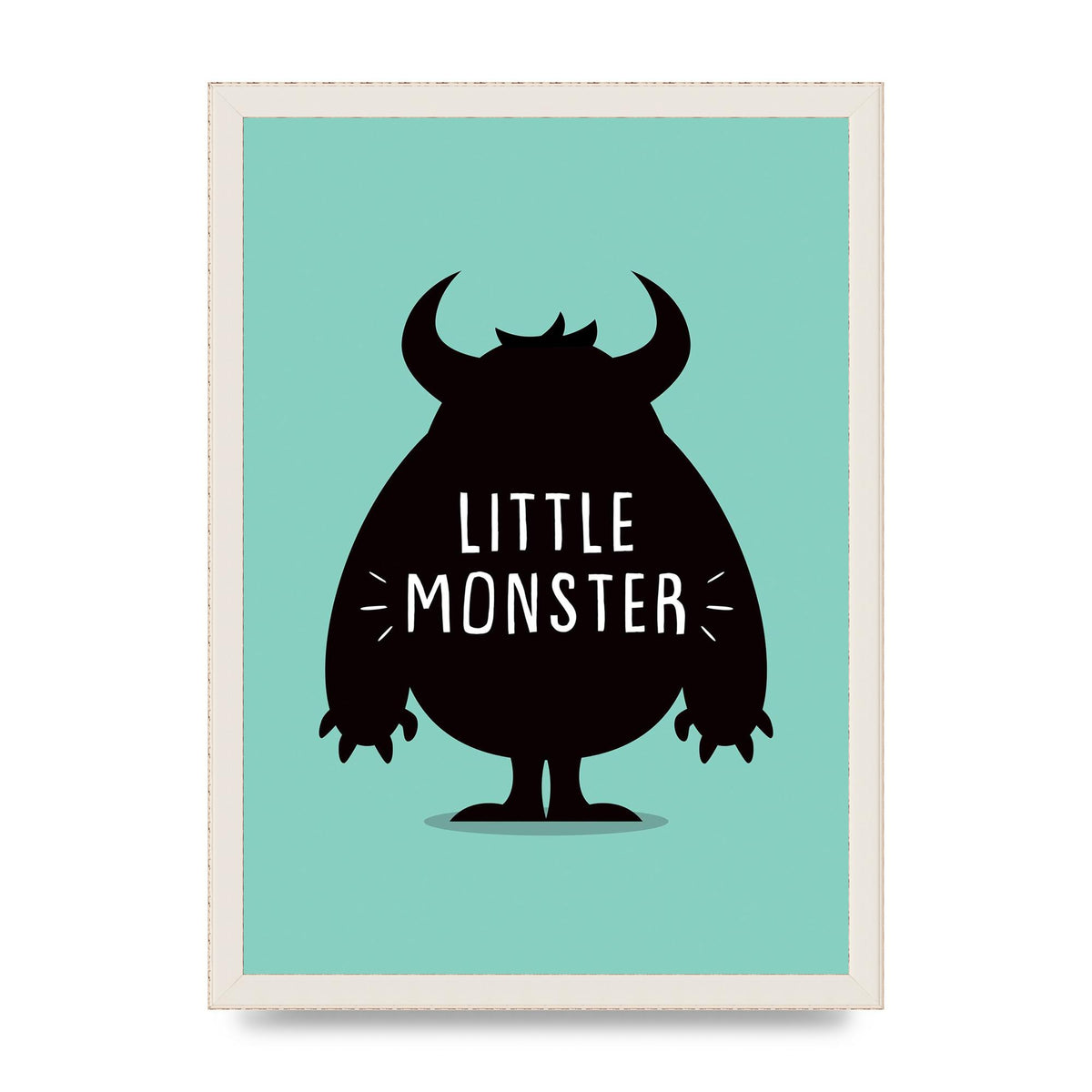 Little Monster Art For The Home - A3 framed