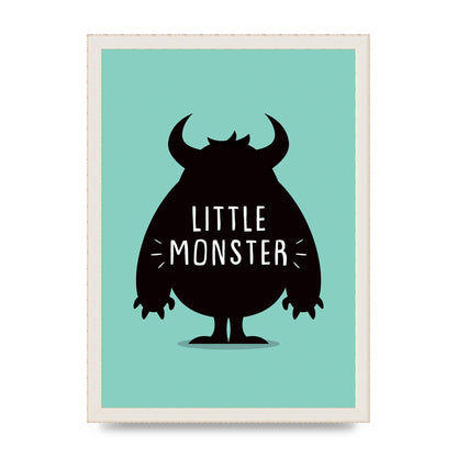 Little Monster Art For The Home - A3 framed