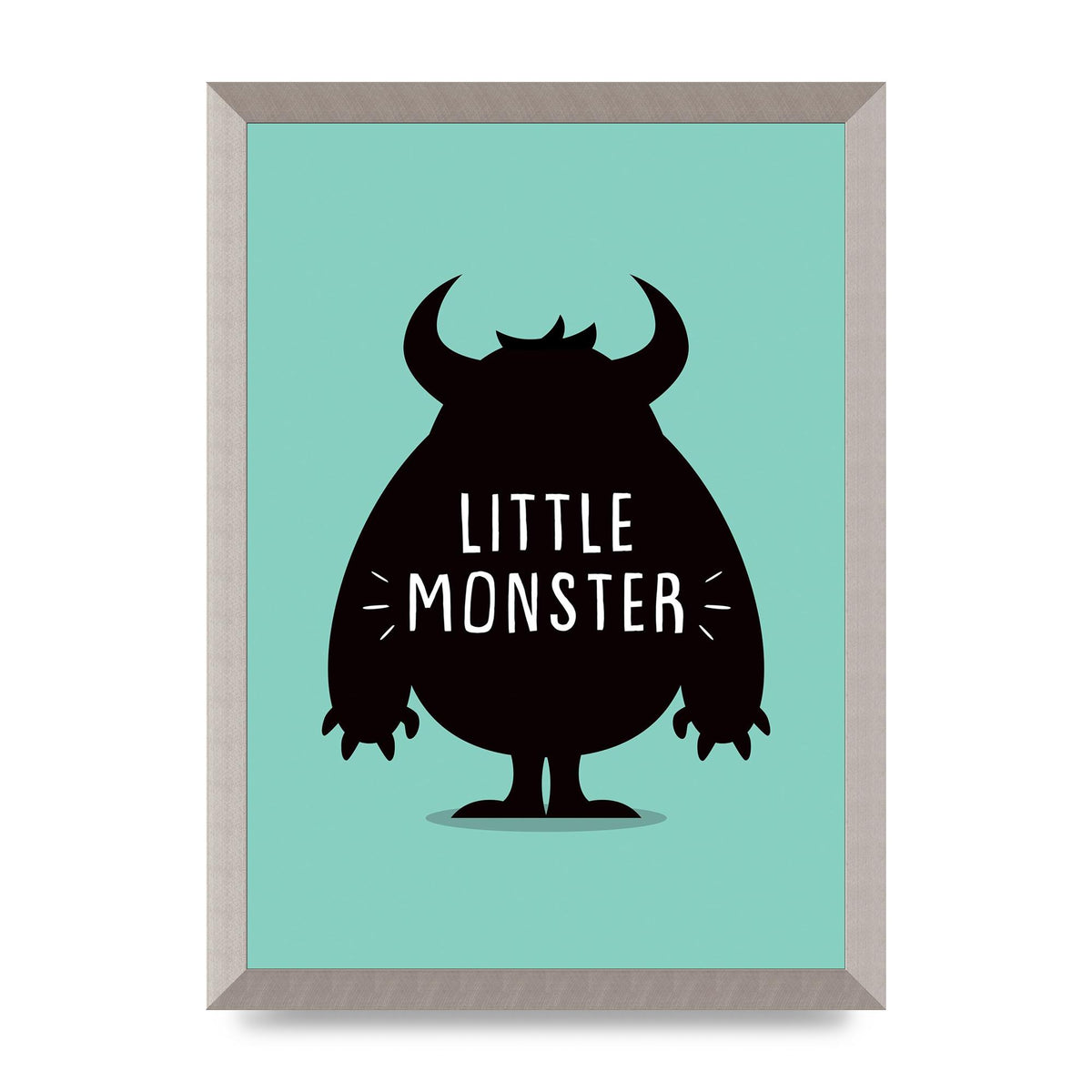 Little Monster Art For The Home - A3 framed