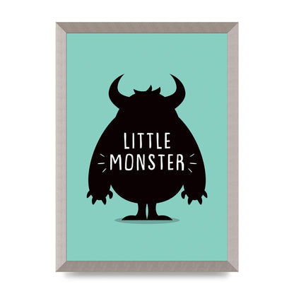 Little Monster Art For The Home - A3 framed