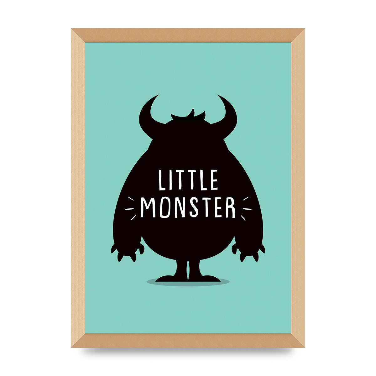 Little Monster Art For The Home - A3 framed