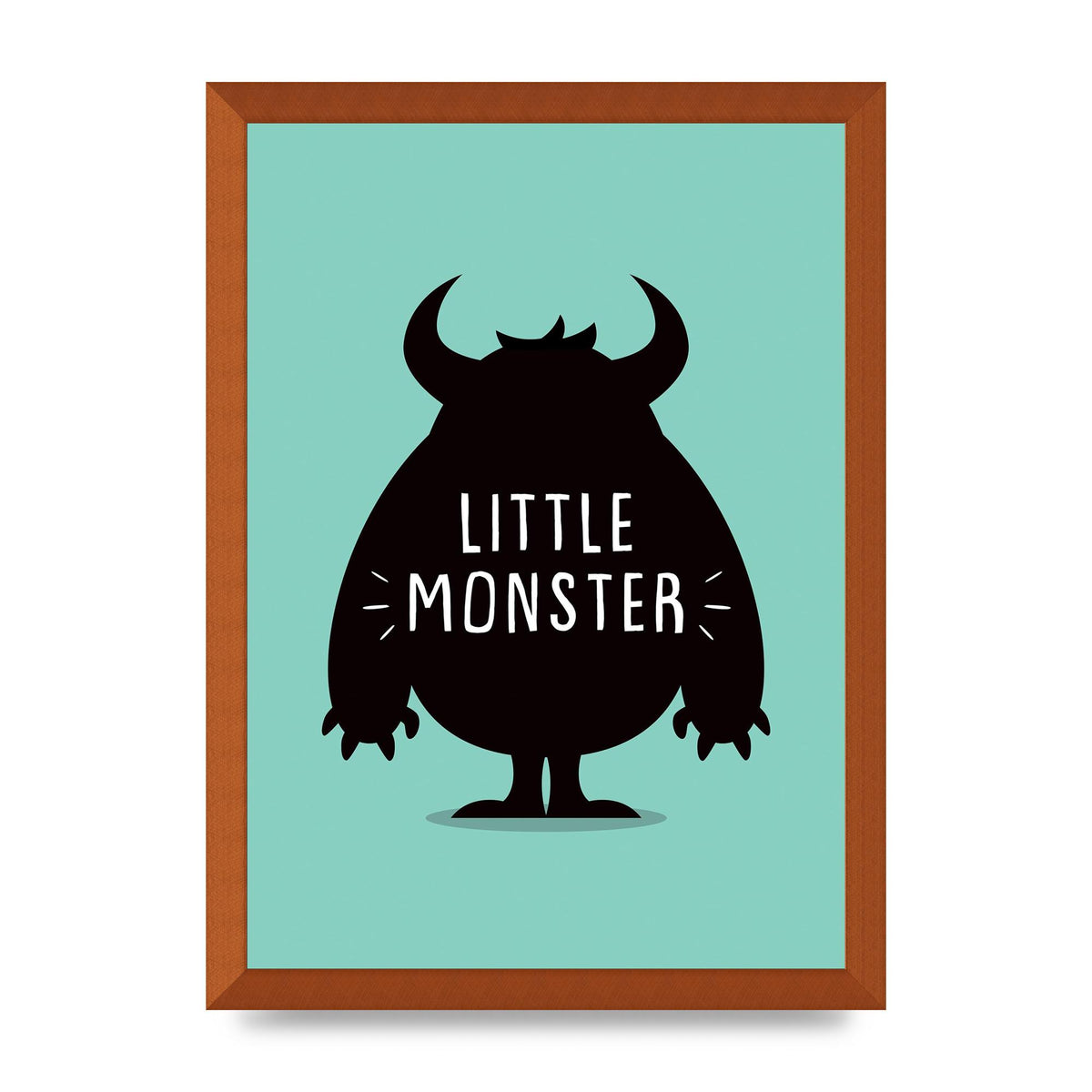 Little Monster Art For The Home - A3 framed