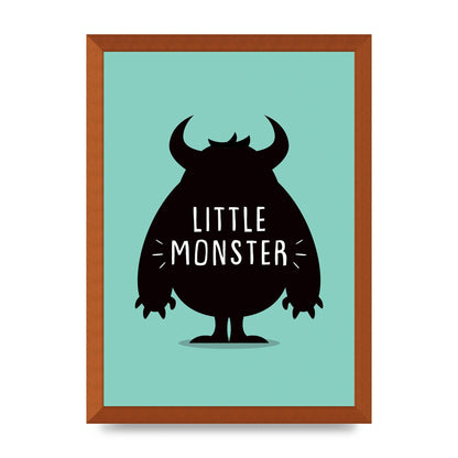 Little Monster Art For The Home - A3 framed