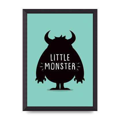 Little Monster Art For The Home - A3 framed