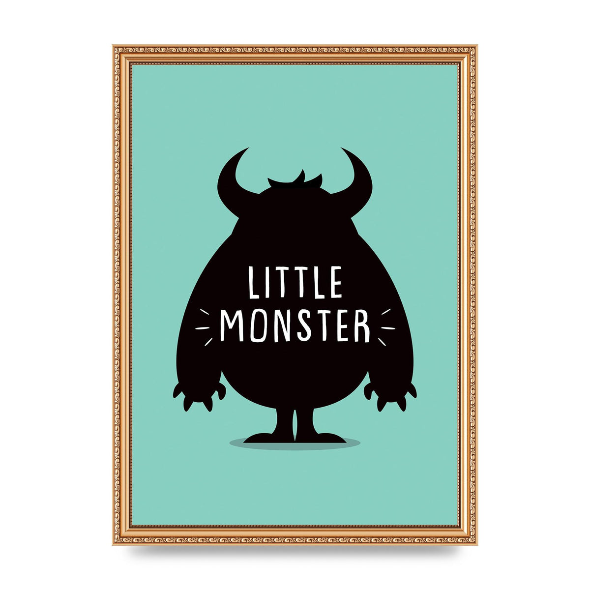 Little Monster Art For The Home - A3 framed