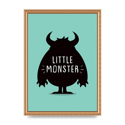 Little Monster Art For The Home - A3 framed