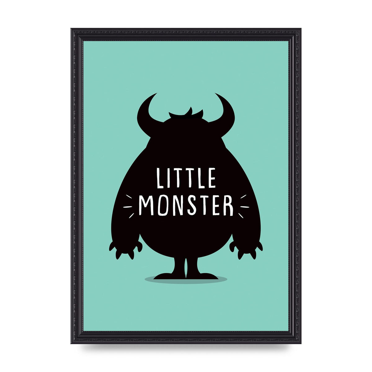 Little Monster Art For The Home - A3 framed